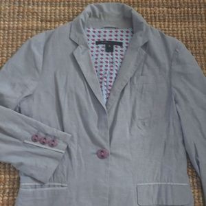 Marc Jacobs Vintage Grey Cotton Blazer